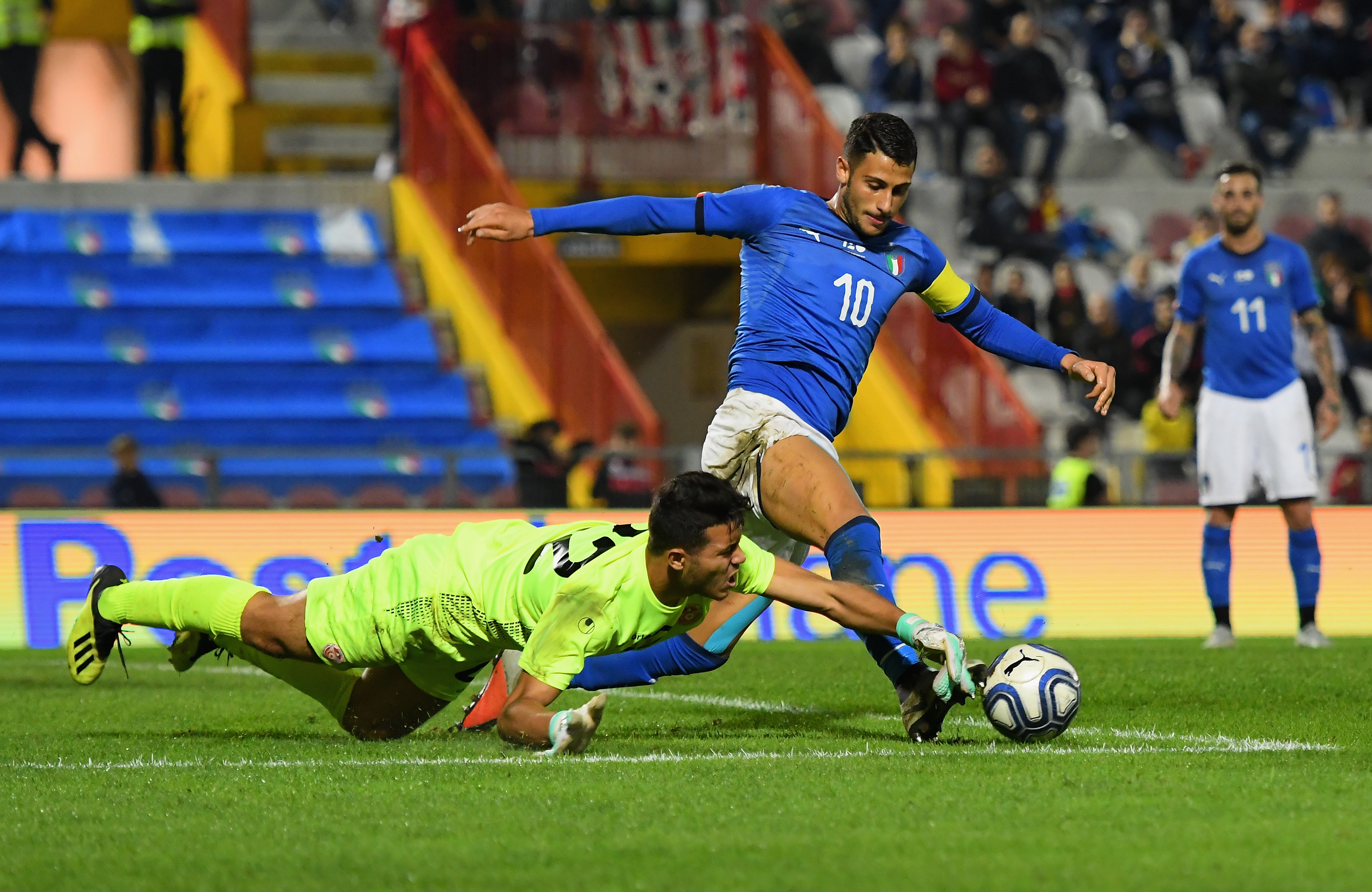 Completo Kean Italia Maglia Pantaloncini FIGC 20 Europei Under 21 U21 