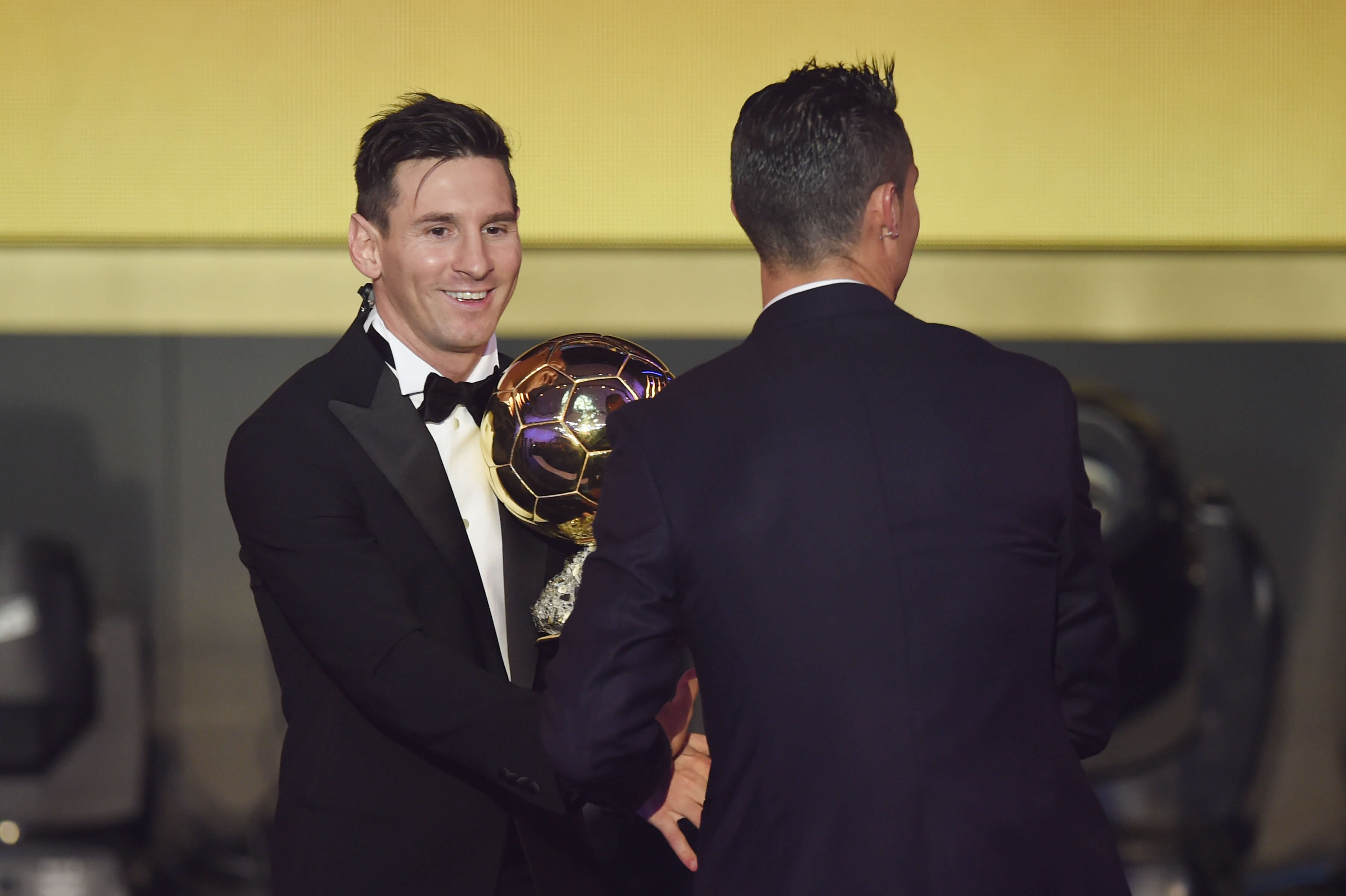 Kofferschach mit Ronaldo und Messi